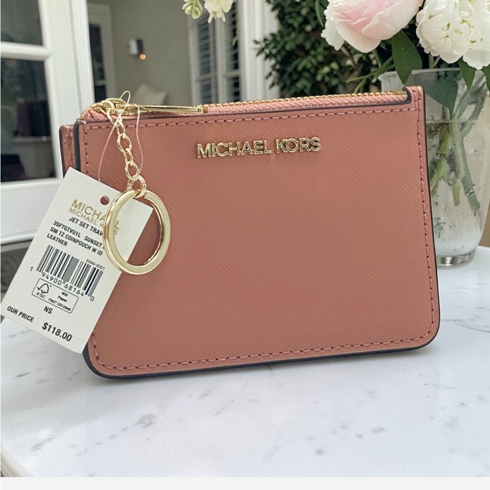 Jet Set Travel Sm TZ Coinpouch W ID Leather 🍑